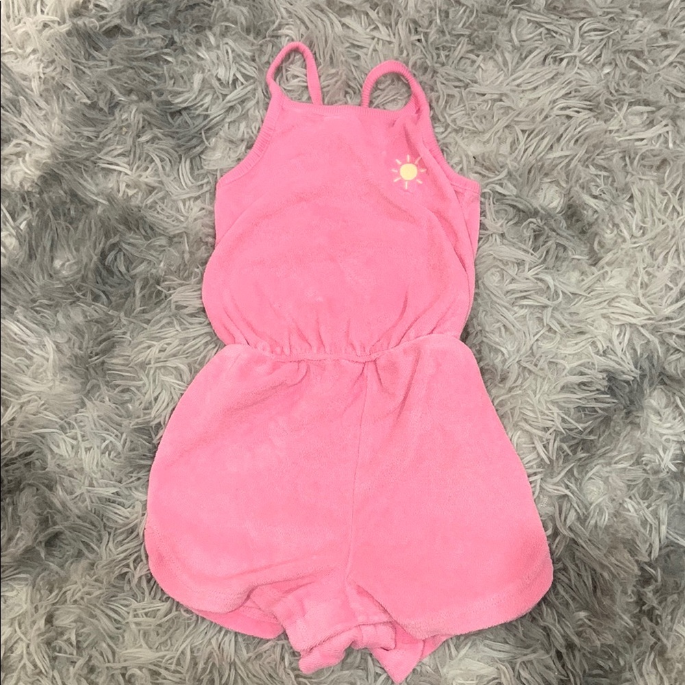 Pink Kids Romper